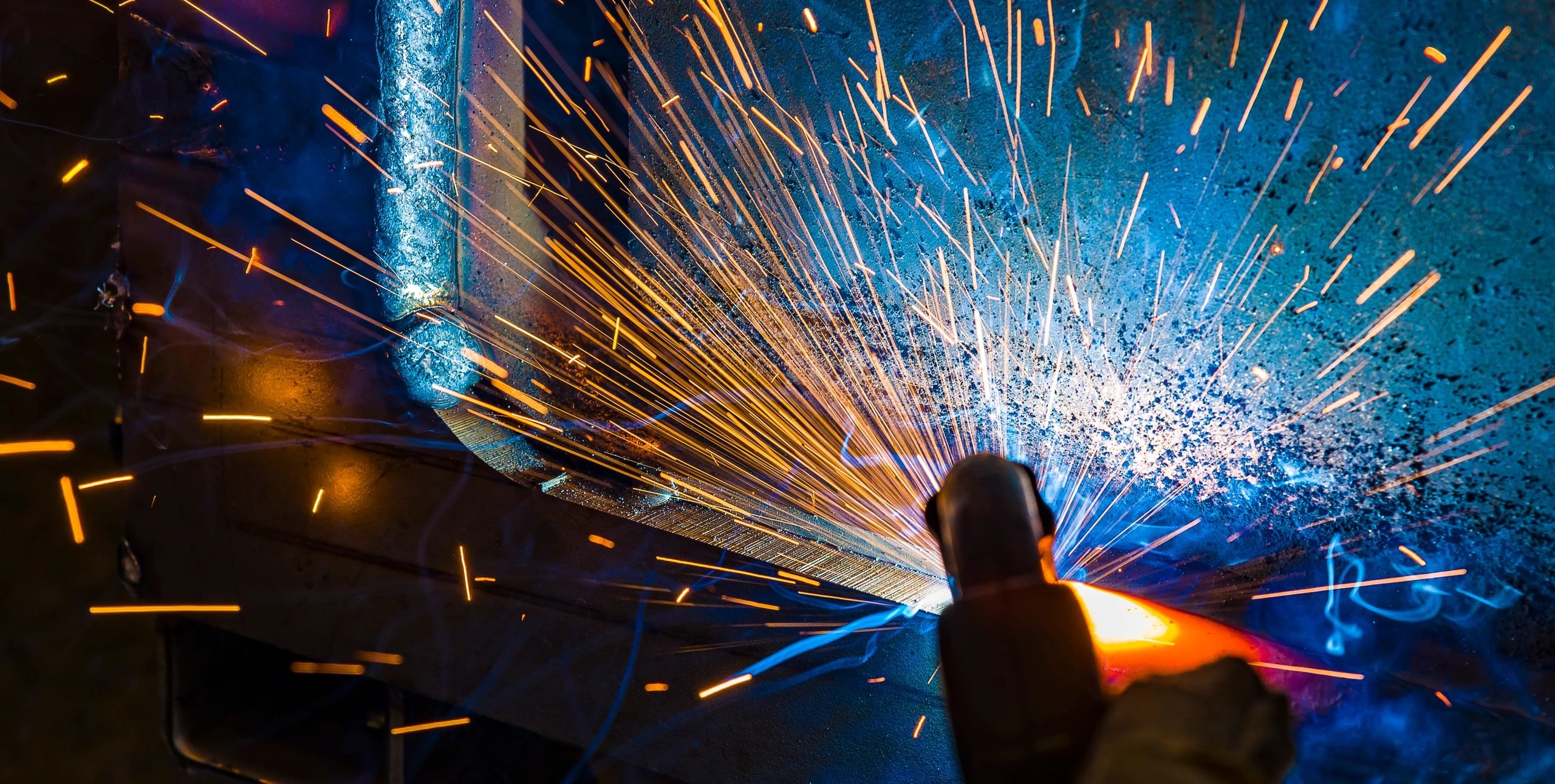 Metal welding sparks — American Machine